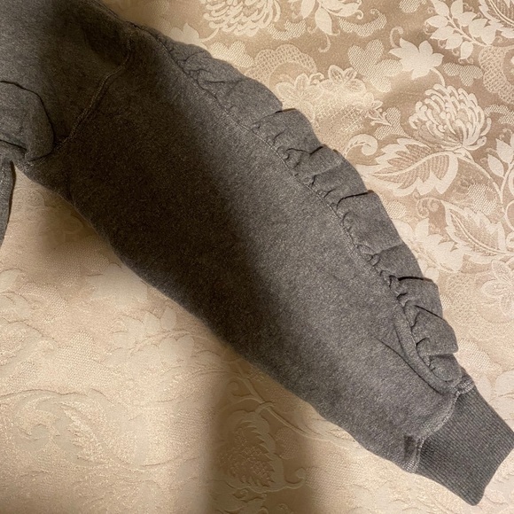 Gray Madewell Ruffle Pullover Sweatshirt - Picture 4 of 6
